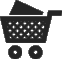 Icone de um carrinho de compras que direciona para a loja virtual